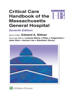 Critical Care Handbook of the Massachusetts General Hospital 2023