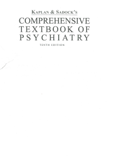 Comprehensive Textbook of Psychiatry kaplan vol 3-3