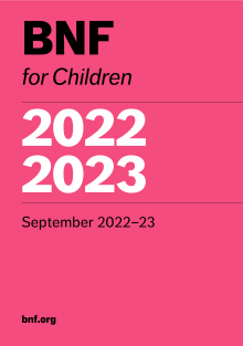 BNF for Children 2022-2023-2 VOLUME set