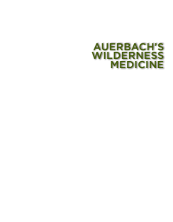 Auerbach's Wilderness Medicine, Volume 2