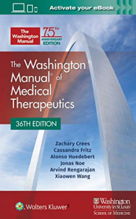 The Washington manual of medical therapeutics