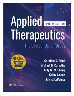 Applied Therapeutics The Clinical Use of Drugs 12th edition 2023 - 4 volume set