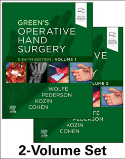 Green's Operative Hand Surgery 2022 2 volume set