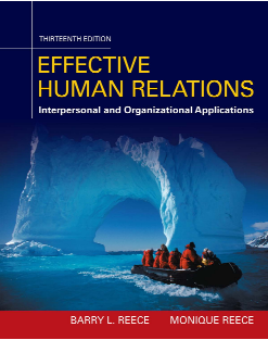 Effective Human Relations Interpersonal And Organizational Applications