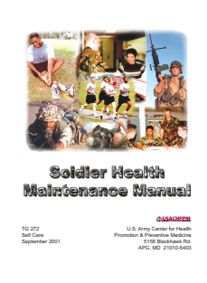 combat-US Army medical department - US Army - Soldier Health Maintenance Manual TG 272 (2001)