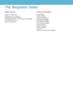 Pediatric Radiology The Requisites