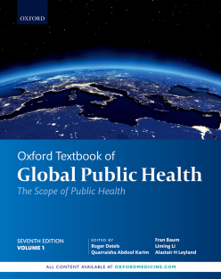 Oxford Textbook of Global Public Health (Oxford Textbooks in Public Health) 7th Edition, by Roger Detels