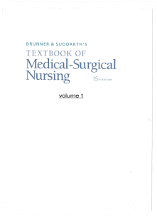 Brunner & Suddarth's Textbook of Medical-Surgical Nursing vol 1-vol1-1-1
